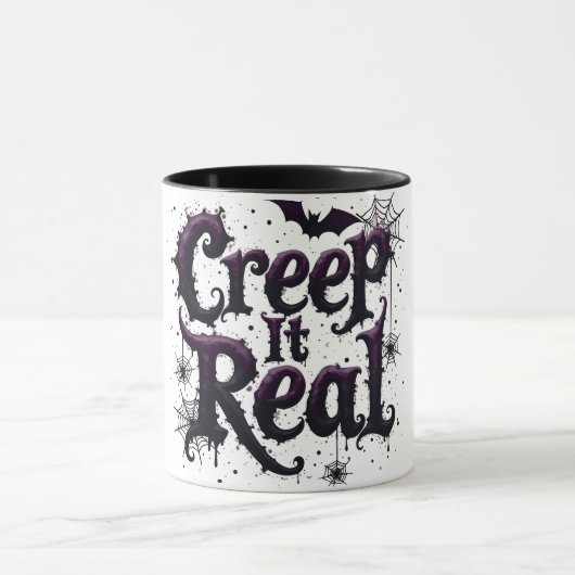 Mug Creep It Real - Vibes d'Halloween Edgy (Centre)