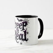 Mug Creep It Real - Vibes d'Halloween Edgy (Devant droit)