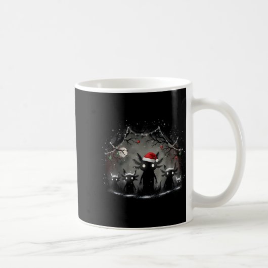Mug Creepy Gothic Christmas Axolotl Aesthetic Horror N (Droite)