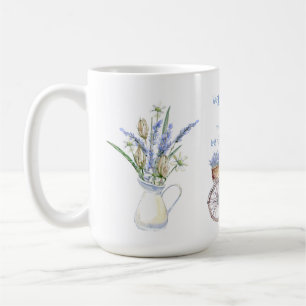 Mug CRÉER ANNÉE NÉ Anniversaire Cadeau Femme Lavande B
