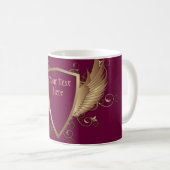 Mug CRÉER avec les AILES + votre texte (Devant droit)