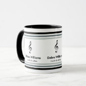 Mug créer de la musique&café (Devant gauche)