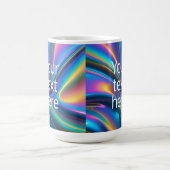 Mug créer son propre hologramme lumineux texte (Centre)