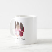 Mug Créer son propre logo Carte de visite CERISE PINK  (Devant gauche)