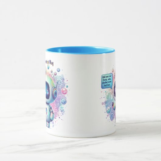 Mug Créer Talking Chatbot mèmes Modèles de dessin (Centre)