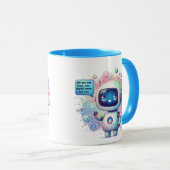 Mug Créer Talking Chatbot mèmes Modèles de dessin (Devant droit)