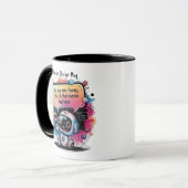 Mug Créer Talking Chatbot mèmes Modèles de dessin (Devant gauche)