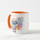 Mug Créer Talking Chatbot mèmes Modèles de dessin (Devant gauche)