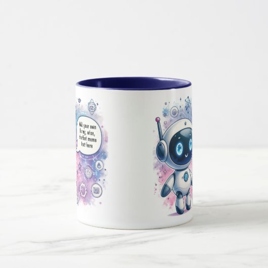 Mug Créer Talking Chatbot mèmes Modèles de dessin (Centre)