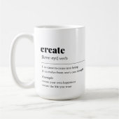 Mug Créer un bouchon de définition (Gauche)
