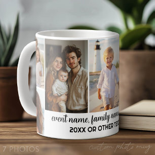 Mug Créer un collage de photos personnalisé avec 7 pho