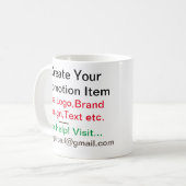 Mug Créer un groupe d'éléments promotionnels (Devant gauche)
