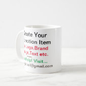Mug Créer un groupe d'éléments promotionnels (Devant gauche)