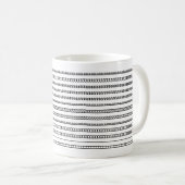 Mug Créer un message caché moderne et tendance inhabit (Devant droit)