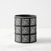 Mug Créer un Motif de code QR en mosaïque | Couleur mo (Centre)