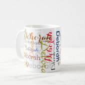 Mug Créer une typographie de nom personnalisée (Devant gauche)
