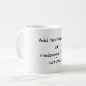 Mug Créer votre propre Customisé (Devant gauche)