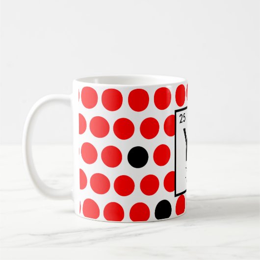 Mug Créer votre propre élément chimique (Gauche)