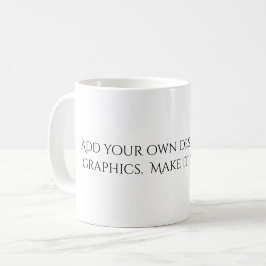 Mug Créer votre propre image graphique de conception m (Devant gauche)