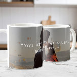 Mug Créer votre propre photo de devis personnalisée<br><div class="desc">Créez votre propre tasse de devis personnalisée avec l'une de vos photos préférées. Ajoutez simplement votre image et le texte personnalisé dans la typographie de style machine à écrire.</div>