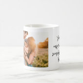 Mug Créer votre propre photo de devis personnalisée (Centre)