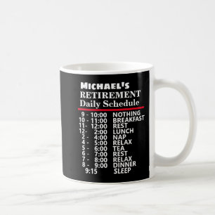 Mug Créer votre propre programme amusant de retraite