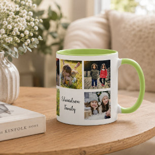 Mug Créez le nom de votre propre collage de photos de