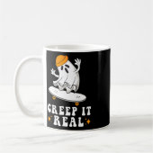 Mug Créez-le Réel Fantôme Halloween Planche à Roulette (Gauche)