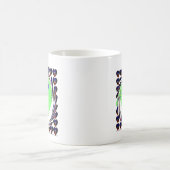 Mug Créez vos propres coeurs lumineux conception bébé (Centre)