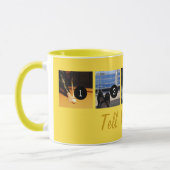 Mug Créez vos propres disent votre jaune d'images de (Gauche)