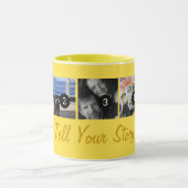 Mug Créez vos propres disent votre jaune d'images de (Centre)