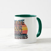 Mug "Créez vos propres opportunités" Inspiration (Devant droit)