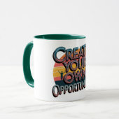 Mug "Créez vos propres opportunités" Inspiration (Devant gauche)
