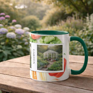 Mug Créez vos propres photos de jardin personnalisées