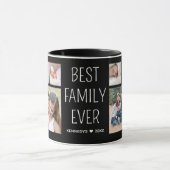 Mug Créez votre propre 12 photo meilleure famille jama (Centre)