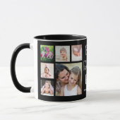 Mug Créez votre propre 12 photo meilleure famille jama (Gauche)