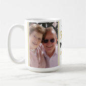 Mug Créez votre propre 2 Photo 50e Anniversaire d'or (Gauche)