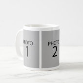 Mug Créez votre propre 3 Rectangle Photo Collage souve (Devant gauche)