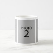 Mug Créez votre propre 3 Rectangle Photo Collage souve (Centre)