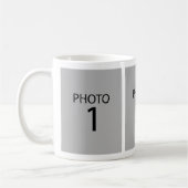 Mug Créez votre propre 3 Rectangle Photo Collage souve (Gauche)