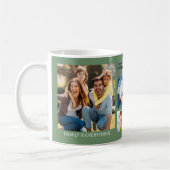 Mug Créez votre propre 5 famille Photo Collage Sage Gr (Gauche)