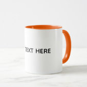 Mug Créez Votre Propre Blanc (Devant droit)