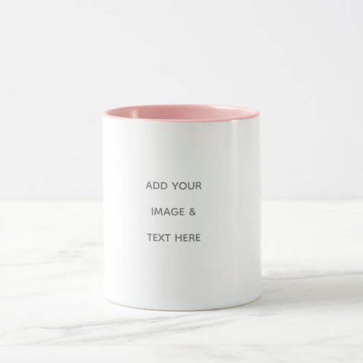Mug Créez votre propre blanc (Centre)