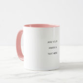 Mug Créez votre propre blanc (Devant gauche)