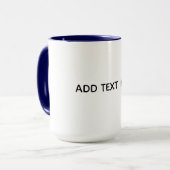 Mug Créez Votre Propre Blanc (Devant gauche)