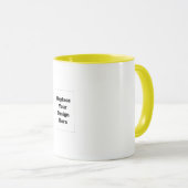 Mug Créez Votre Propre blanc (Devant droit)