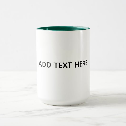 Mug Créez Votre Propre Blanc (Centre)