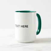 Mug Créez Votre Propre Blanc (Devant droit)