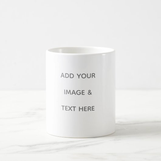 Mug Créez votre propre blanc (Centre)