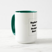 Mug Créez votre propre blanc (Devant gauche)